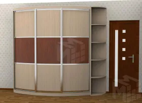 Шкаф-купе с радиусными дверями Радион Line