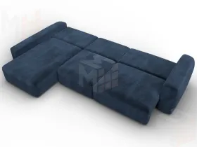 Диван угловой Лига-066 НПБ Лонг угол левый ( TOWER 13 синий )