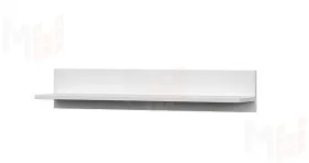 Полка навесная Токио Белый текстурный