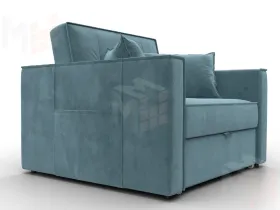 Кресло-кровать Лига-104 (80) ( SEVEN 113 бирюзовый )
