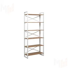 Стеллаж Leset Стилвуд 136 (Белый/Дуб крафт золотой)