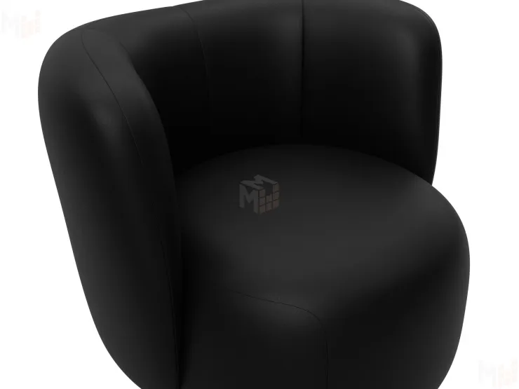 Кресло Лига-072 ( экокожа GRIFON 18 черный )