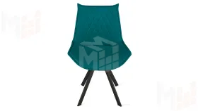 Стул Фэнди К2 Черный муар, Велюр Confetti Izumrud