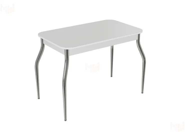 Стол раздвижной Премьер (Белый, ноги изогнутые)