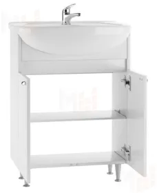 Тумба под умывальник "Арго 60 ЛАЙТ" без ящика Домино