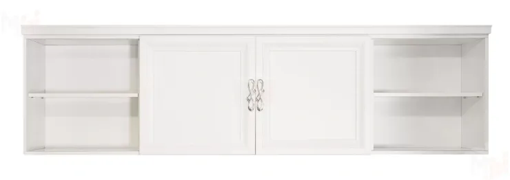 Секция навесная мост Мишель белый матовый