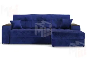 Угловой диван-кровать Лас-Вегас Синий правый 