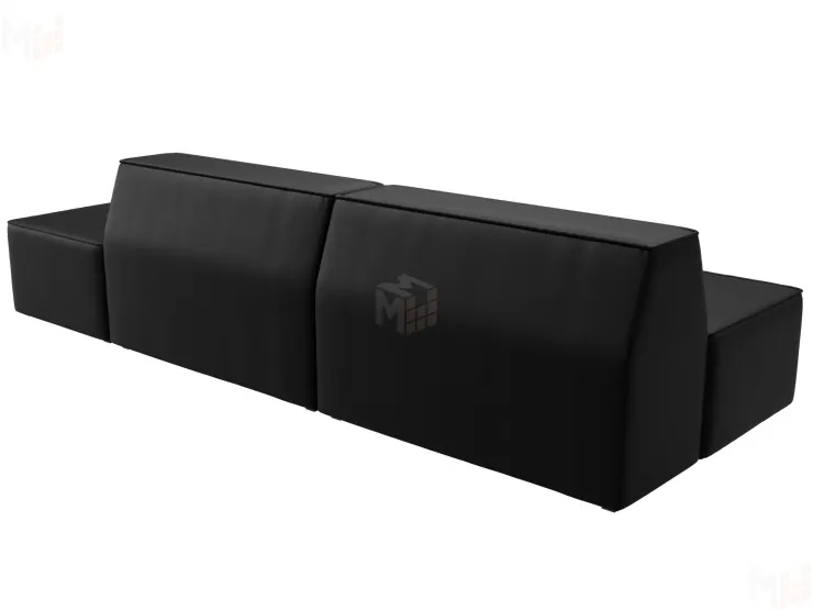 Диван прямой модульный Монс Модерн правый ( GRIFON 18 черный )