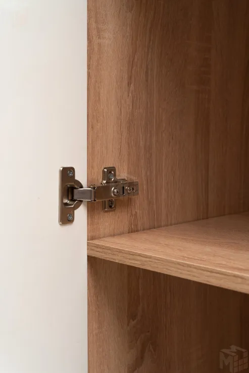 Шкаф 2-х створчатый Копенгаген (дуб сонома/белый матовый)