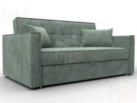 Диван прямой Лига-104 (140) ( BRUT 08 зеленый )