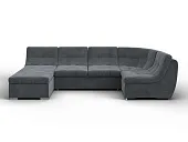 Диван П-образный модульный Холидей ( LAIM 23 светло-серый )