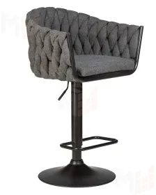 Стул барный DOBRIN LEON (графитовая ткань (LAR-275-21))