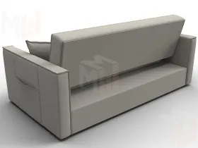 Диван прямой Лига-104 (160) ( Амур 02 бежевый )