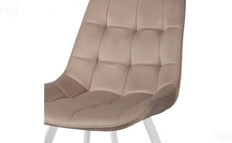 Стул поворотный Эйден М Confetti latte/белый