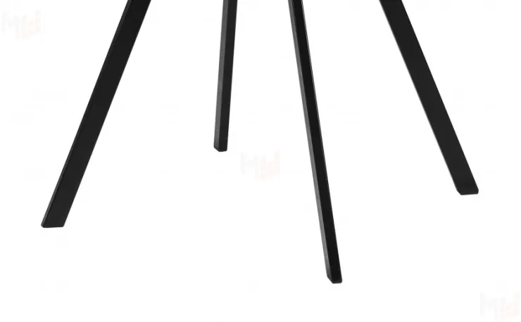 Кресло поворотное Мони Confetti dusty blue/черный