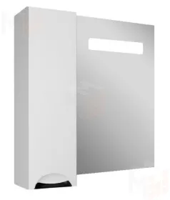 Шкаф-зеркало Грация 85 левый/правый с подсветкой LED Домино