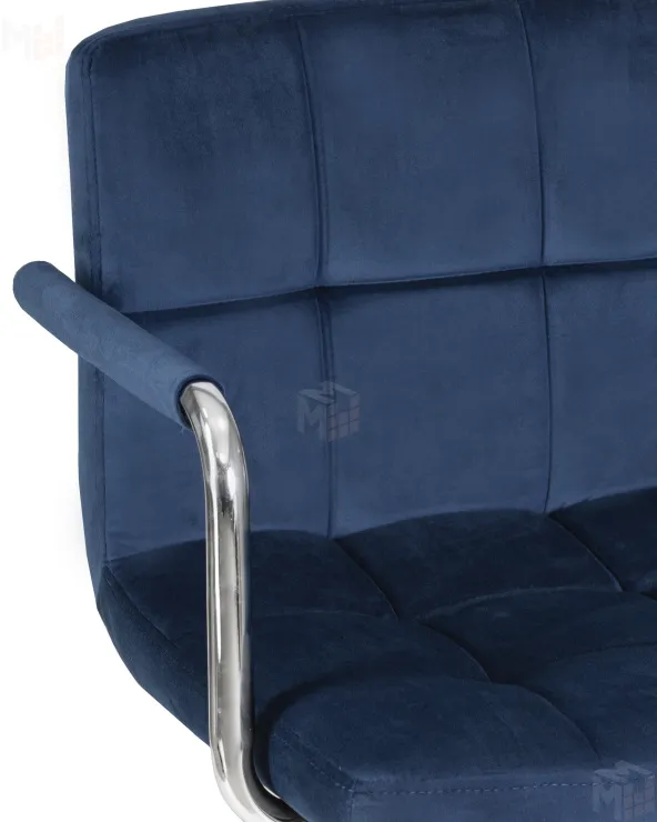 Офисное кресло для персонала DOBRIN TERRY (синий велюр (MJ9-117))