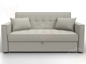 Диван прямой Лига-104 (140) ( Амур 02 бежевый )