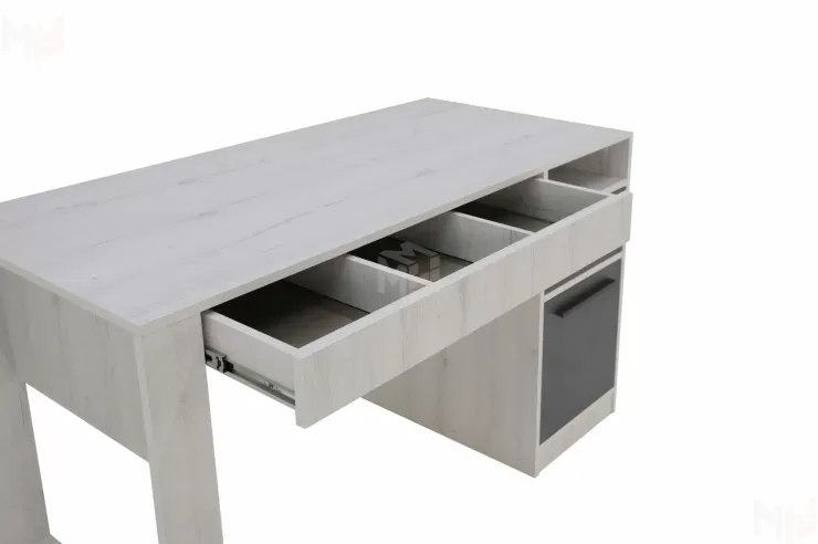 Стол письменный Нильс Дуб Эльза/Темно-Серый Лофт