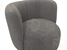 Кресло Лига-072 ( букле CAMBY 86 темно-серый )
