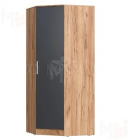Шкаф угловой Мартина (дуб крафт/графит)