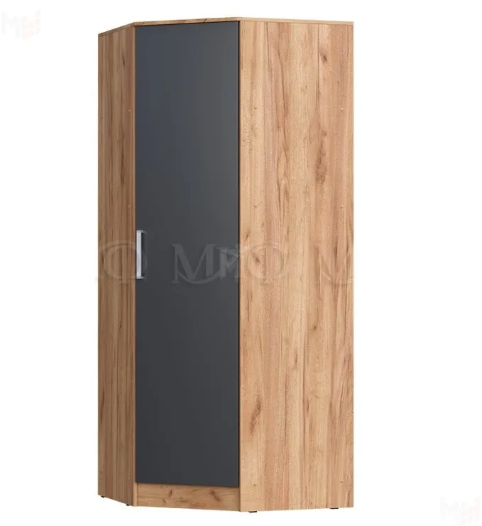 Шкаф угловой Мартина (дуб крафт/графит)