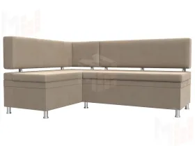 Диван кухонный угловой Стайл левый угол ( Бежевый )