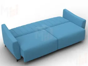 Диван-книжка Лига-095 НПБ ( Амур 10 голубой )