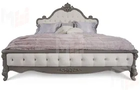 Кровать Мишель Лайт 180х200 см серый камень