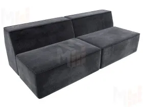 Диван прямой модульный Монс ( TOWER 11 темно-серый )