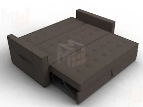 Диван прямой Лига-104 (160) ( Амур 05 коричневый )