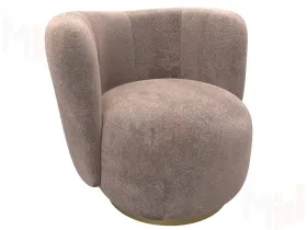 Кресло Лига-072 ( велюр TOWER 05 бежевый )