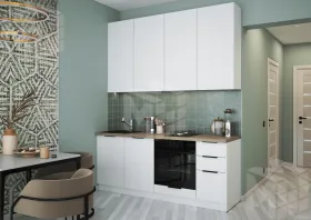 Кухня НОМА 2,0 с высокими шкафами