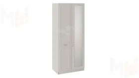 Шкаф для одежды с 1 глухой и 1 зеркальной дверью левый «Сабрина»