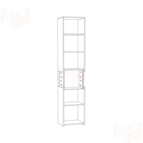 Шкаф-пенал с витриной Трувор 13.205