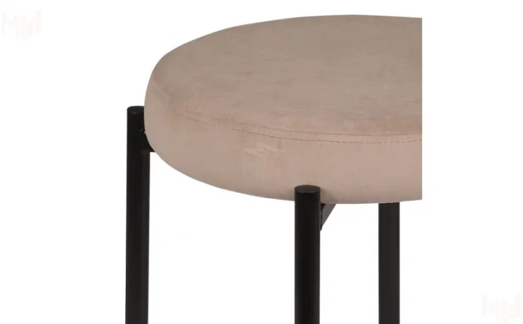 Табурет Кен Confetti mocco/черный