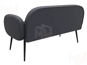 Диван прямой Лига-086 ( GRIFON 15 серый )