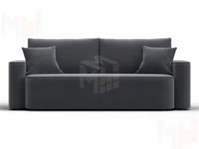 Диван прямой Лига-118 НПБ ( SEVEN 17 серый )