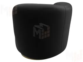 Кресло Лига-072 ( экокожа GRIFON 18 черный )