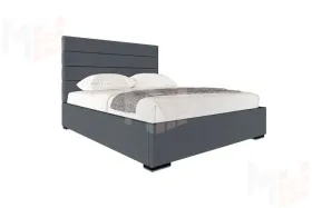 Кровать Гранда 160x200 Альба темно-серый