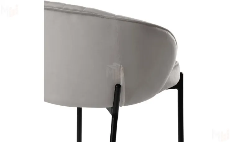 Полубарный стул Миэль silver/черный