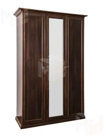 Шкаф Афина 3-дверный (2+1) с зеркалом караваджо