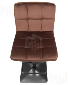 Стул барный DOBRIN DOMINIC (шоколадный велюр (MJ9-111))