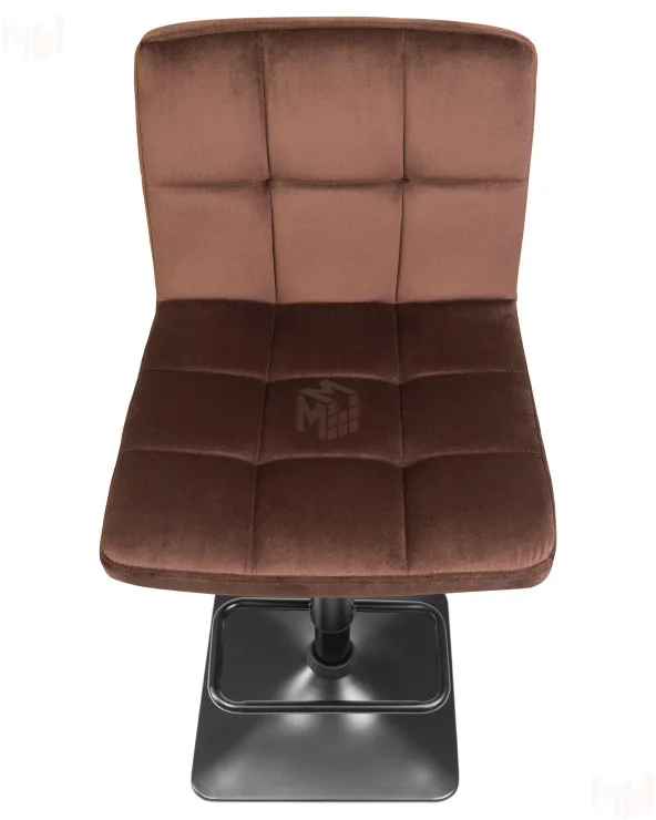 Стул барный DOBRIN DOMINIC (шоколадный велюр (MJ9-111))