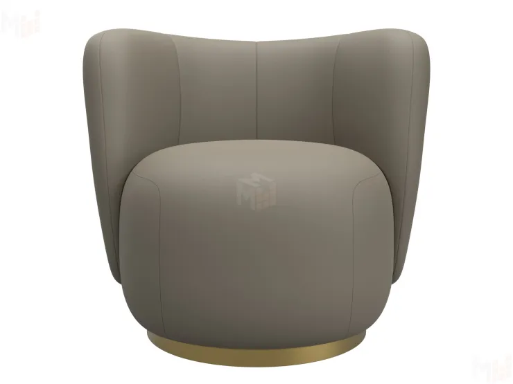 Кресло Лига-072 ( экокожа GRIFON 04 бежевый )