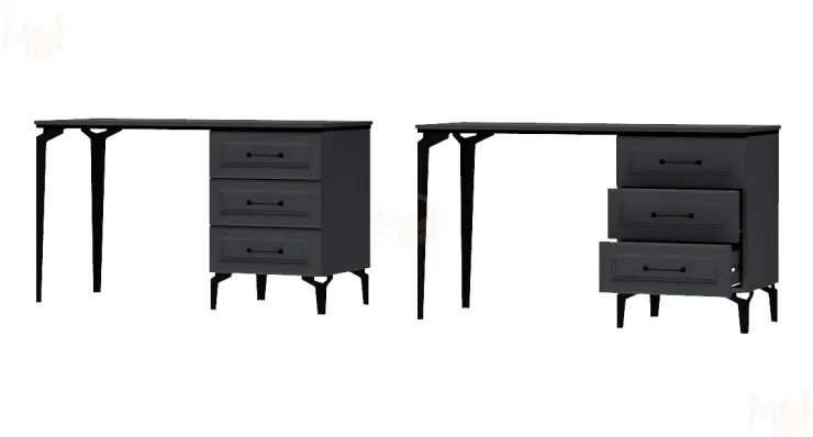 Стол СТ-1 Шарм  Антрацит