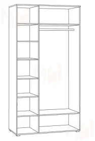 Шкаф для одежды Остин 13.336.03