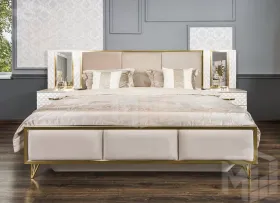 Кровать Lara 180x200 см белый глянец