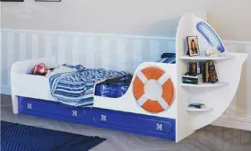 Кровать одноярусная Яхта-1