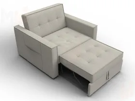 Кресло-кровать Лига-104 (80) ( Амур 02 бежевый )